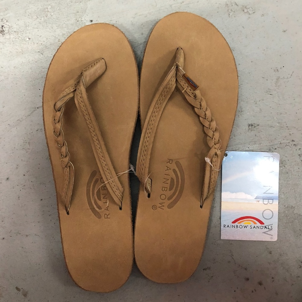 NWT Rainbow Flip Flops Flirty Brady Size 6